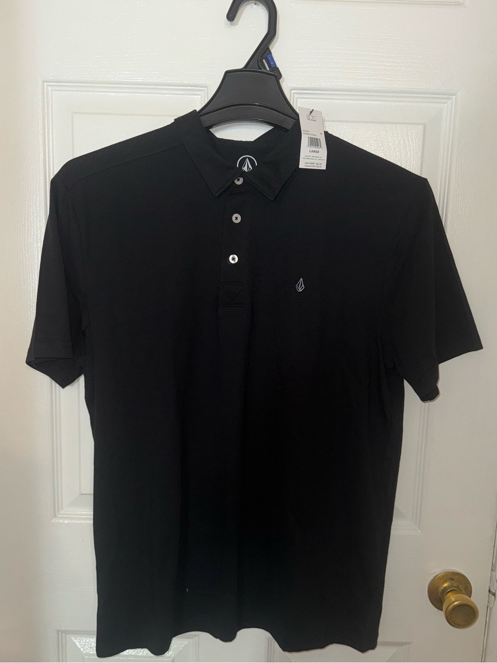 Volcom Men’s Black Short-Sleeve Polo